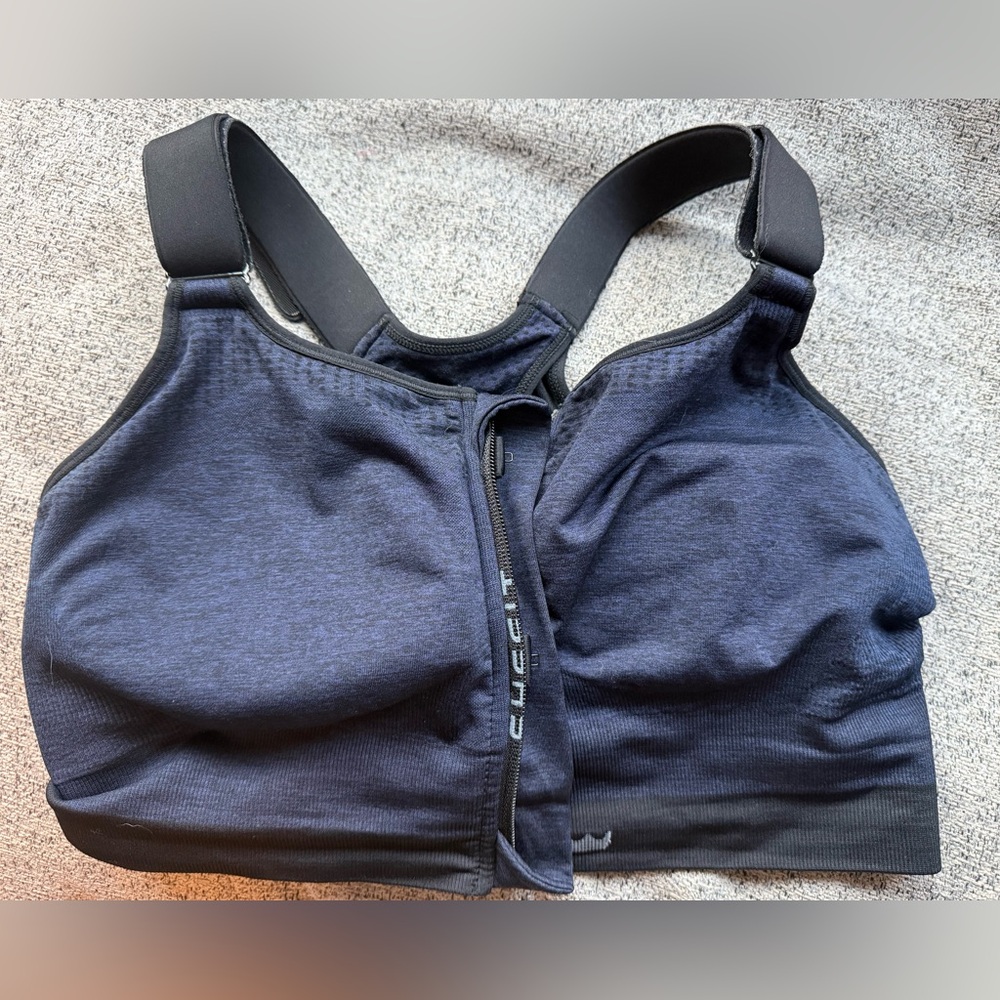 SHEFIT navy Supportive Sports Bra